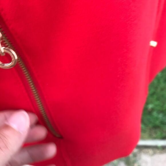 Ellen Tracy Red & Gold Jacket - Picture 7 of 12